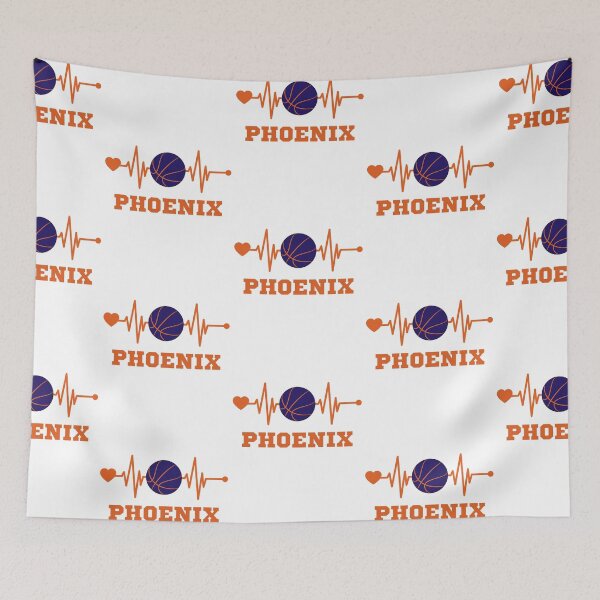 Item preview, Phoenix Basketball Fans Heartbeat- Funny Basketball designed and sold by R&BApparel.