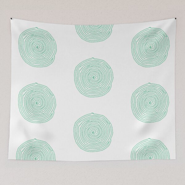 Item preview, Abstract Watercolor Spiral - Green designed and sold by Shalini Bisht.
