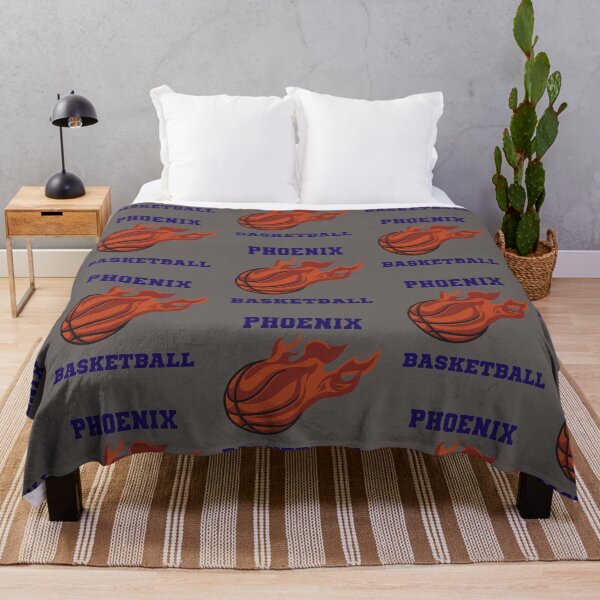 Aperçu de l'œuvre Fans de basket-ball de Phoenix Flaming Basketball - Funny Basketball créée et vendue par R&BApparel.