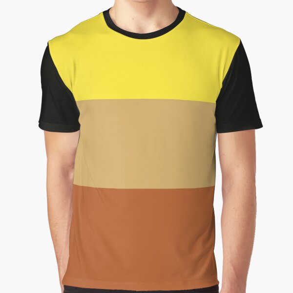 yellow brown shirt