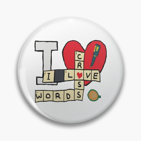 Item preview, I Love Crossword Puzzles designed and sold by Mark-Ewbie.