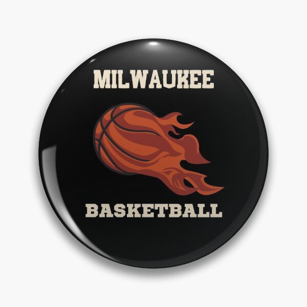 Item preview, Milwaukee Basketball Fans Flaming Basketball- Funny Basketball designed and sold by R&BApparel.