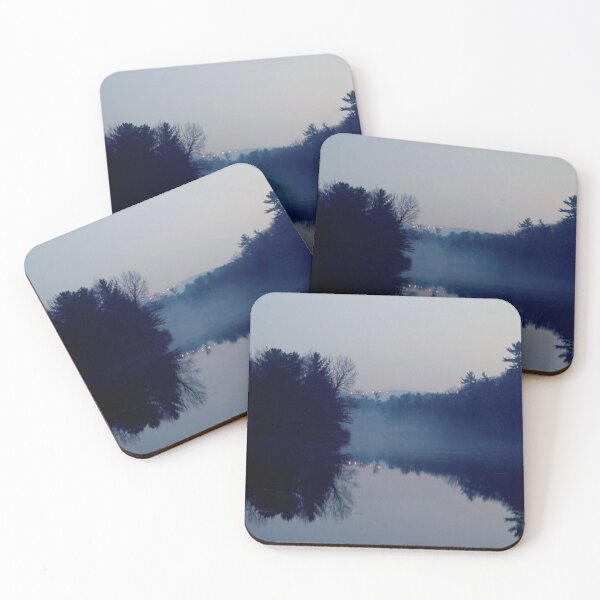 Item preview, Beautiful scenic view of nashawannuck pond in Easthampton Massachusetts in mist at sunrise designed and sold by Stephen Orsillo.