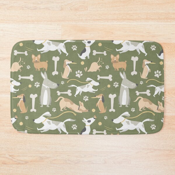 Item preview, Doggies-Green designed and sold by ammiecreative.
