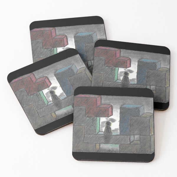 Item preview, Blocks At Night designed and sold by RiverSkyArt.