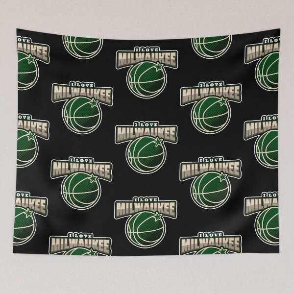 Item preview, I Love Milwaukee Basketball Fans- Funny Basketball designed and sold by R&BApparel.