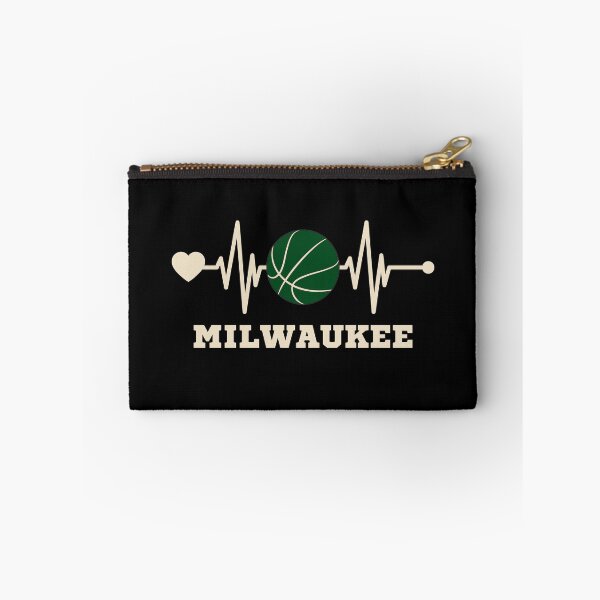 Item preview, Milwaukee Basketball Fans Heartbeat- Wisconsin Fans Basketball designed and sold by R&BApparel.