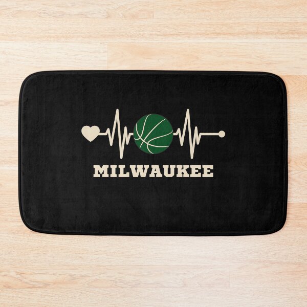 Item preview, Milwaukee Basketball Fans Heartbeat- Wisconsin Fans Basketball designed and sold by R&BApparel.