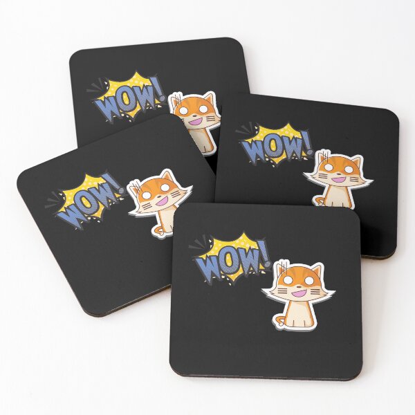 Item preview, WOW - Funny Kawaii Cat  designed and sold by TimeOfTheFuture.