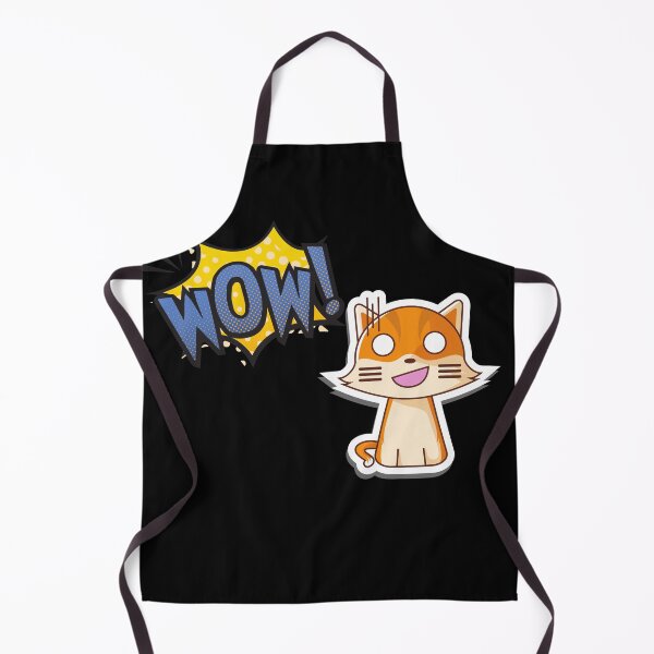 Item preview, WOW - Funny Kawaii Cat designed and sold by TimeOfTheFuture.