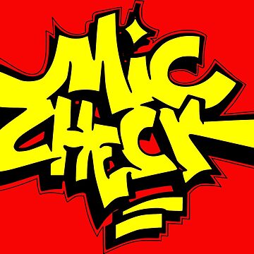 Artwork thumbnail, Mic Check (Yellow) by battlerapgear