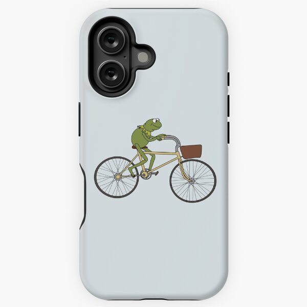 Item preview, Kermit riding a bike designed and sold by laurelizabethd.