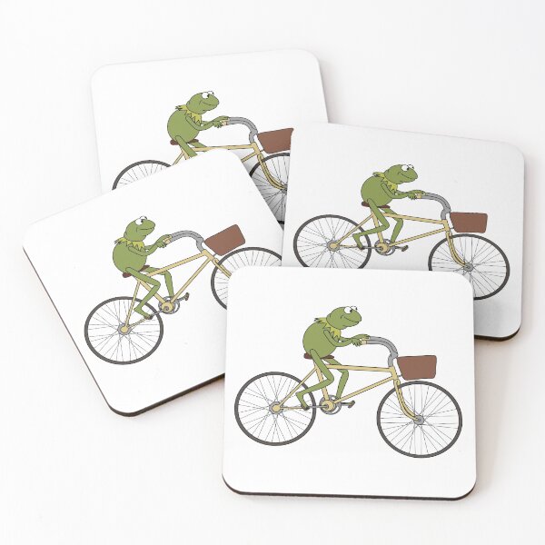 Item preview, Kermit riding a bike designed and sold by laurelizabethd.