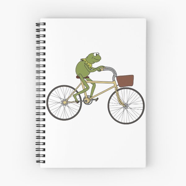 Item preview, Kermit riding a bike designed and sold by laurelizabethd.