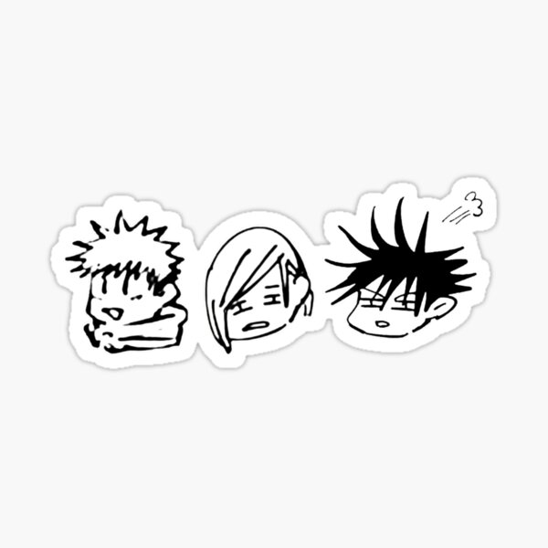 Jujutsu Kaisen Manga Bbs 5pcs Stickers For Stickers Window Living Room  Anime Background Cute Decor Home Print Funny - Mobile Phone Sticker & Back  Flim - AliExpress