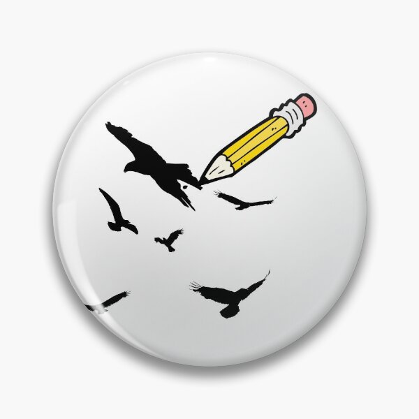 Artikelvorschau, Lass die Vögel aus dem Morphing-Bleistift fliegen entworfen und verkauft von GeoTeasters.