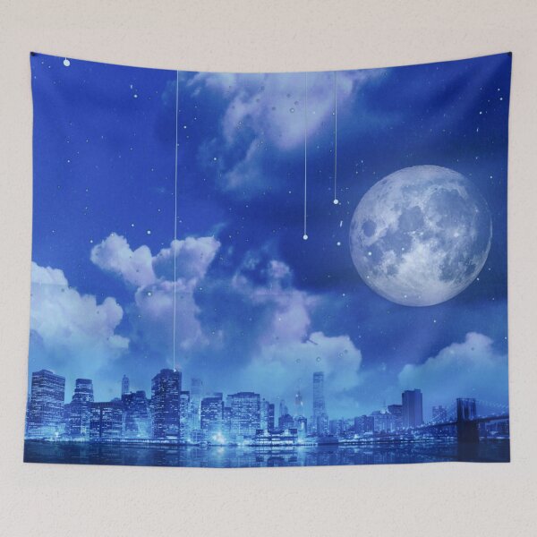 Item preview, Aesthetic Blue Night designed and sold by chowyz.