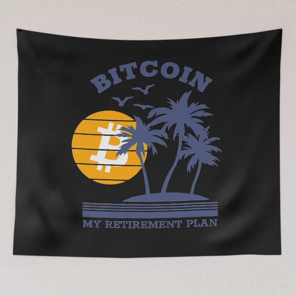 Item preview, Bitcoin - My Retirement Plan - Crypto Apparel  designed and sold by keilacook.