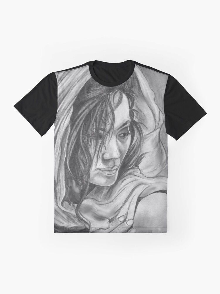 Alternate view of LADY IN SHAWL Graphic T-Shirt
