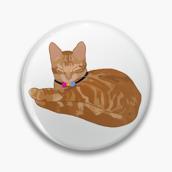 Item preview, Pansexual Bow Tie Orange Tabby Kitten  designed and sold by madsdrawsthings.