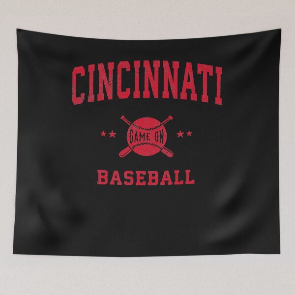Item preview, Cincinnati Vintage Baseball Throwback Retro Design  designed and sold by keilacook.