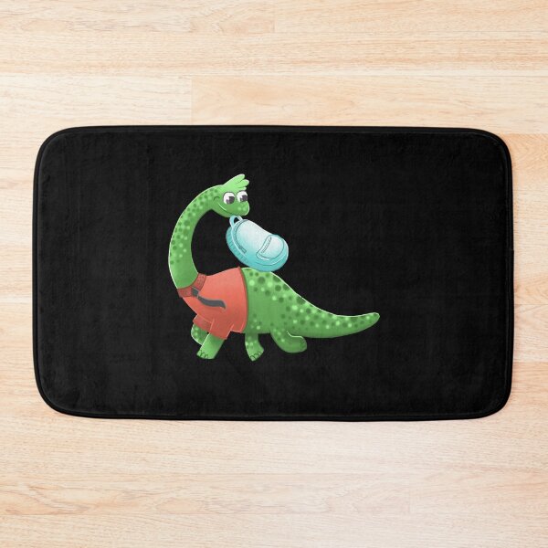 Item preview, Brontosaurs with a backpack SCHOOL dinosaurs designed and sold by jasmineberry.