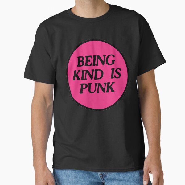 Aperçu de l'œuvre être gentil c'est punk | rose 2 créée et vendue par craftordiy.art.