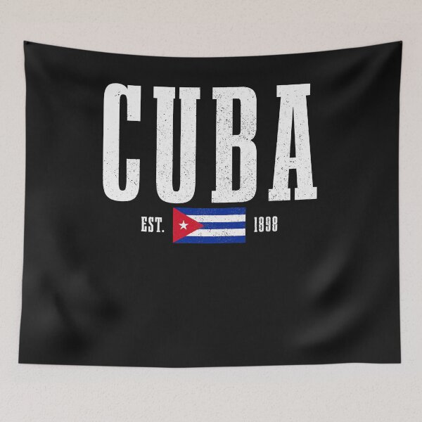 Item preview, Cuba Est. 1898 Cuban Flag Pride Vintage Cuba  designed and sold by keilacook.