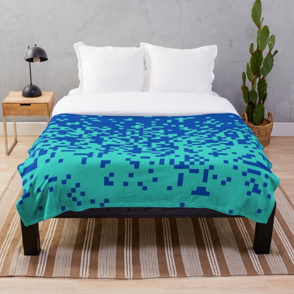 Item preview, Cobalt blue and turquoise color pattern designed and sold by Handstand365.