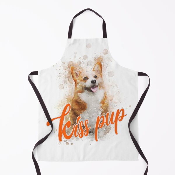 Item preview, Kiss Pup-Ink creative cute corgi dog pattern designed and sold by Nava Sophia.