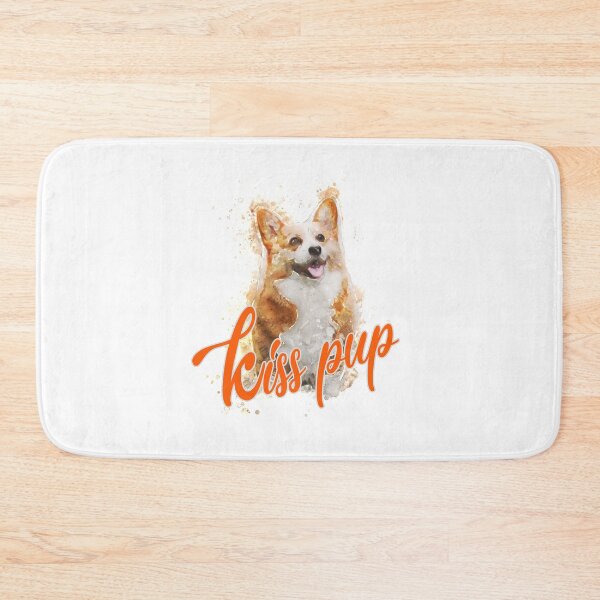Item preview, Kiss Pup-Ink creative cute corgi dog pattern designed and sold by Nava Sophia.