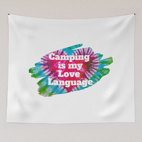 Item preview, Camping is my love language designed and sold by All Things Wild.