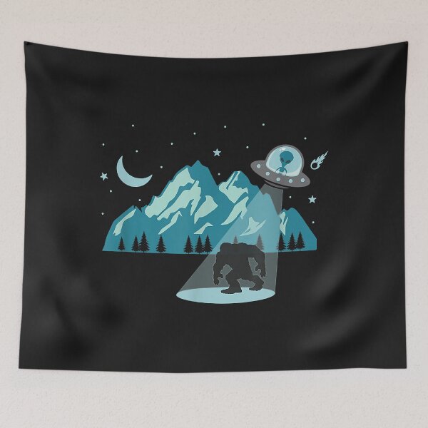Item preview, Bigfoot Aliens UFO Shirt BELIEVE Sasquatch Tee Boys Kids designed and sold by lucpjwel.