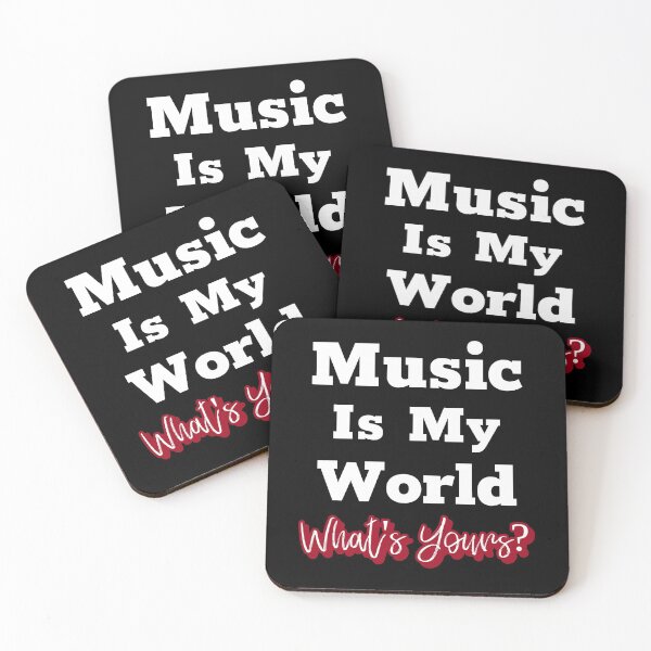 Item preview, Music is my World Whats Yours  designed and sold by Studioapartment.