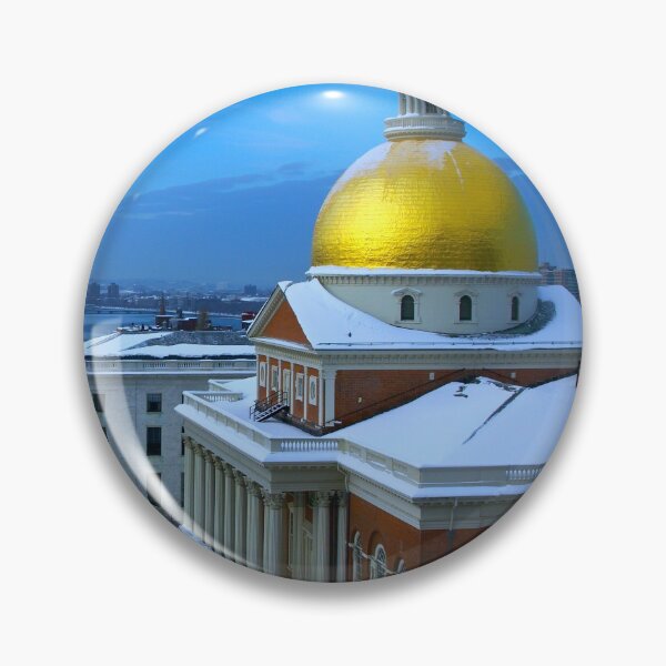 Item preview, Boston Skyline on a Snowy Morning in Winter designed and sold by Stephen Orsillo.