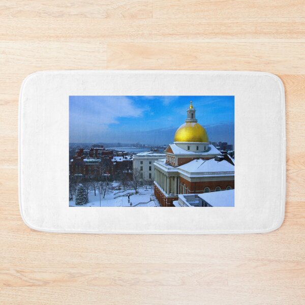 Item preview, Boston Skyline on a Snowy Morning in Winter designed and sold by Stephen Orsillo.
