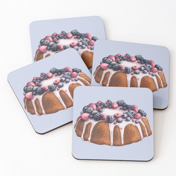 Item preview, Mixed Berries Bundt Cake designed and sold by Alicia Chee.
