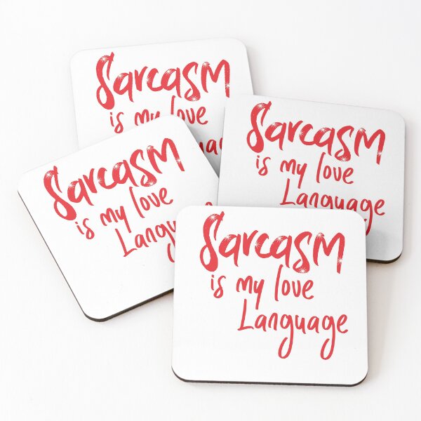 Item preview, Sarcasm is my love language  designed and sold by koonam.
