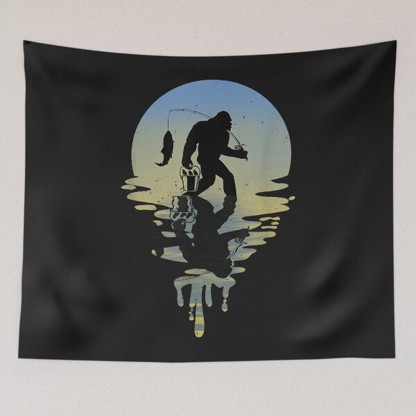 Item preview, Bigfoot Fishing Lovers Funny Sasquatch Fishermen Gifts Tee designed and sold by lucpjwel.
