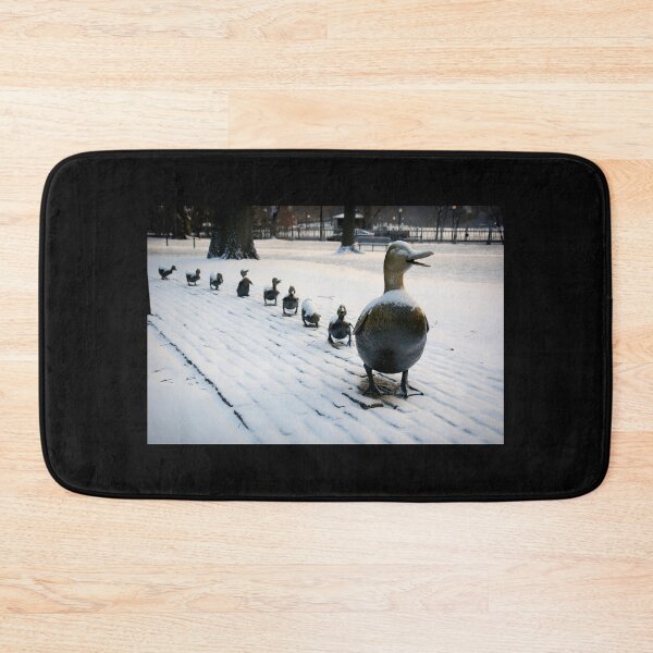 Item preview, Bostons Public Garden Famous Brass Ducks in winter designed and sold by Stephen Orsillo.