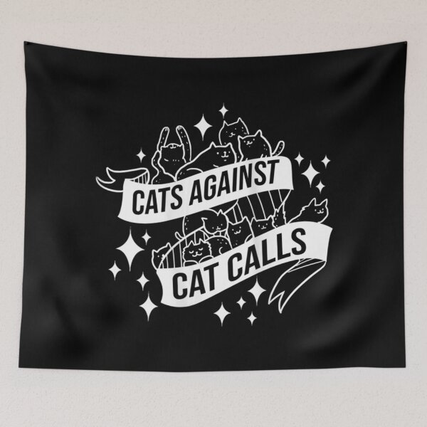 Item preview, Cats Against Catcalls designed and sold by ReyndoLanass.