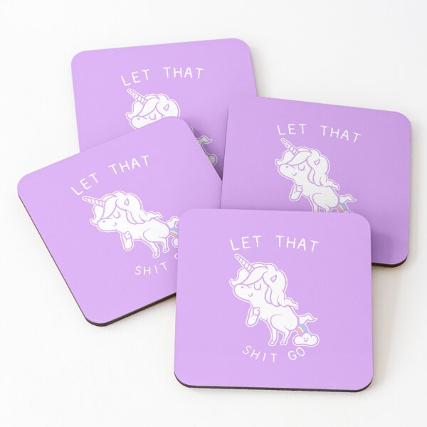 Item preview, Let That Shit Go Unicorn designed and sold by Huebucket.