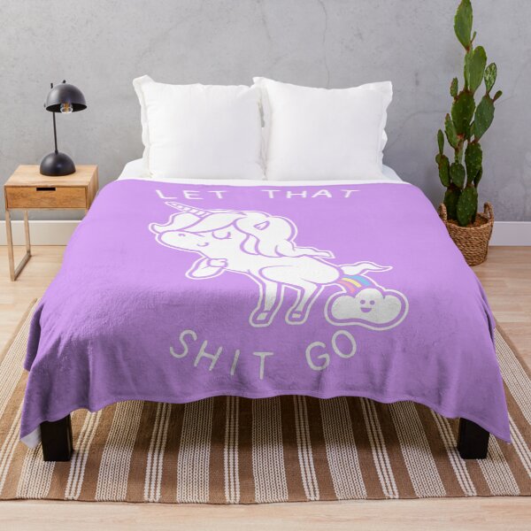Item preview, Let That Shit Go Unicorn designed and sold by Huebucket.