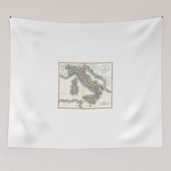 Item preview, Italy map by John Cary - 1799 designed and sold by paulrommer.