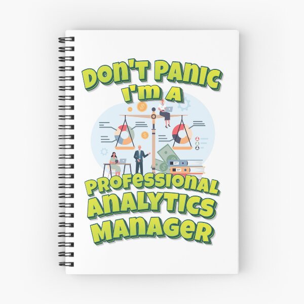 Item preview, Don't Panic I'm A Professional Analytics Manager designed and sold by FiveNiches.