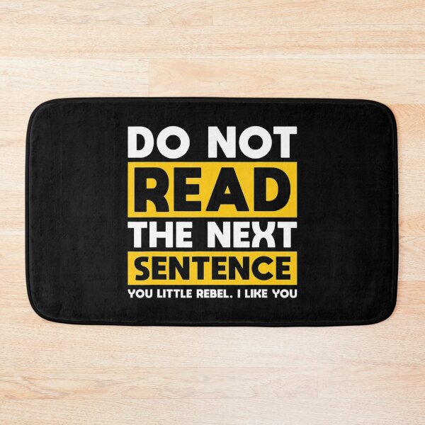 Item preview, Dont Read The Next Sentence Little Rebel Reading designed and sold by ReyndoLanass.