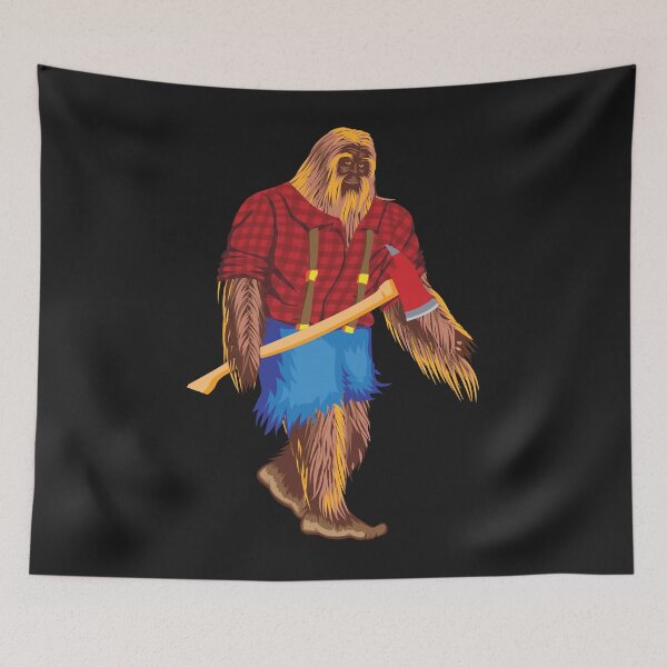 Item preview, Bigfoot Lumberjack  Cool Log Rolling Woodsman Gift Sweatshirt designed and sold by lucpjwel.
