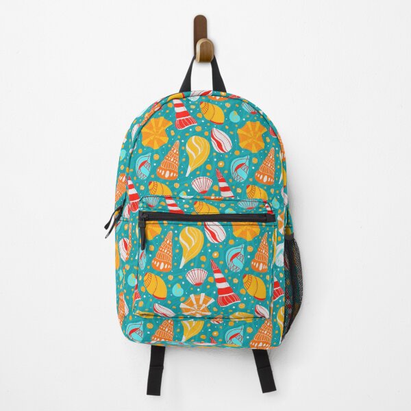 Item preview, Seamless pattern with cartoon seashells with sand and doodle ornament designed and sold by Veleri.