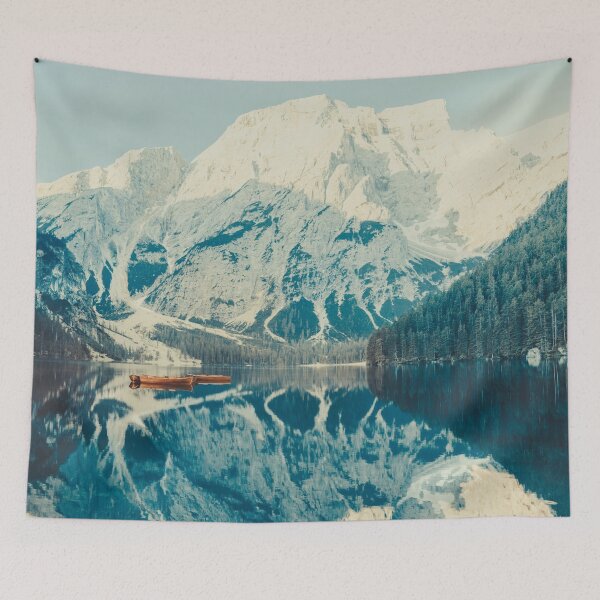 Item preview, Braies lake in winter designed and sold by Adventuredream.