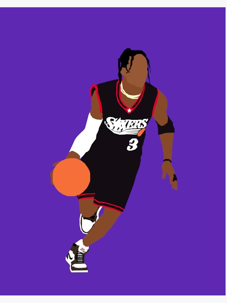 Allen Iverson Wallpaper | Art Board Print